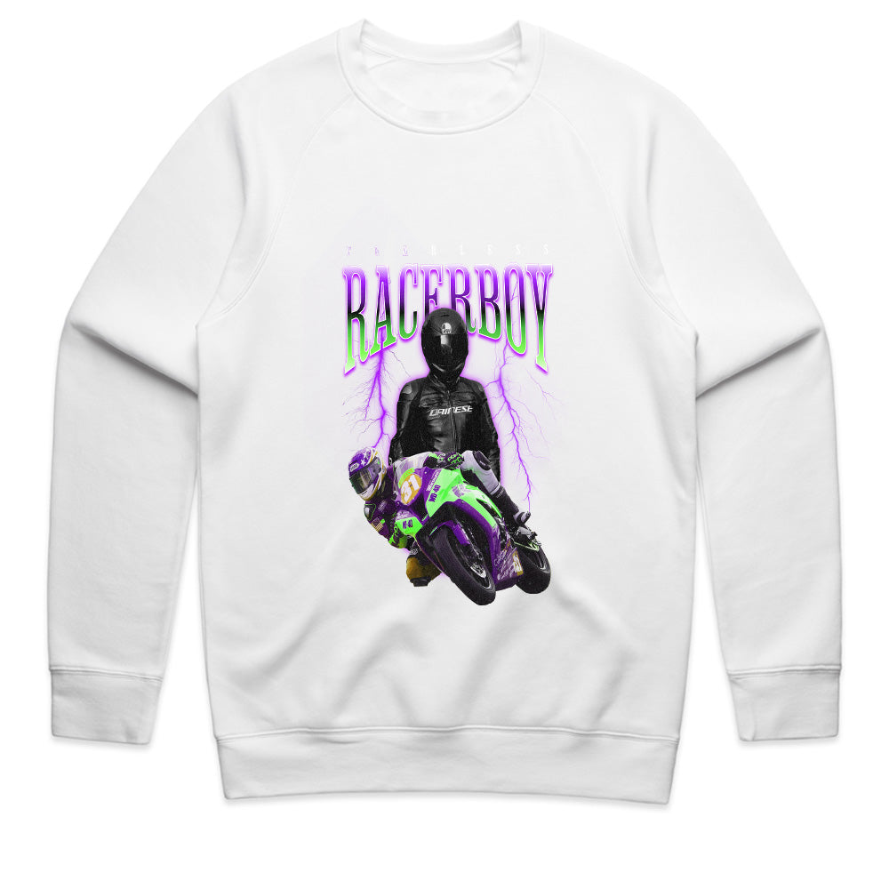 Fearless RacerBoy – High-Speed Superbike Racing T-Shirt