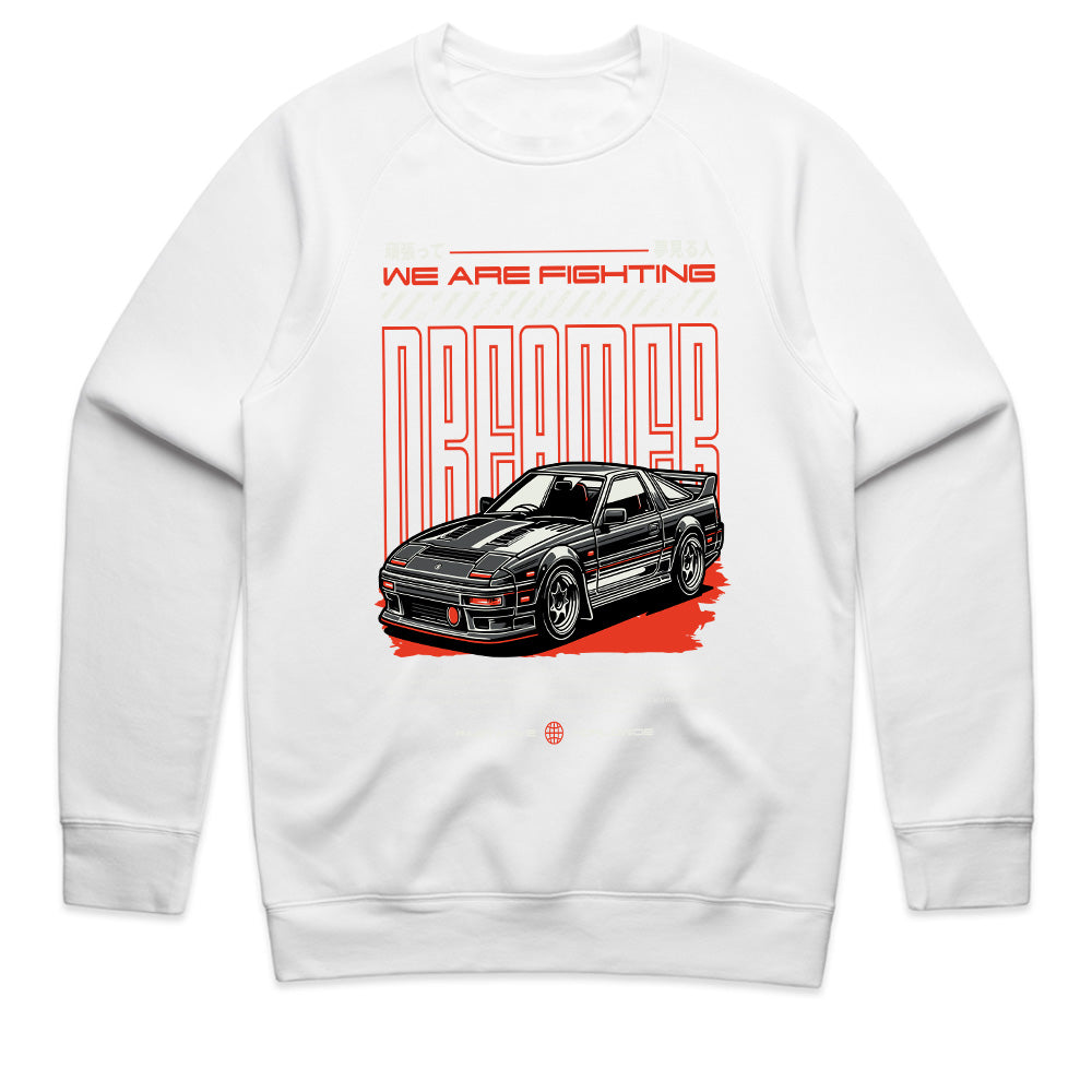 Fighting Dreamer - Retro JDM Street Racer Inspiration T-Shirt