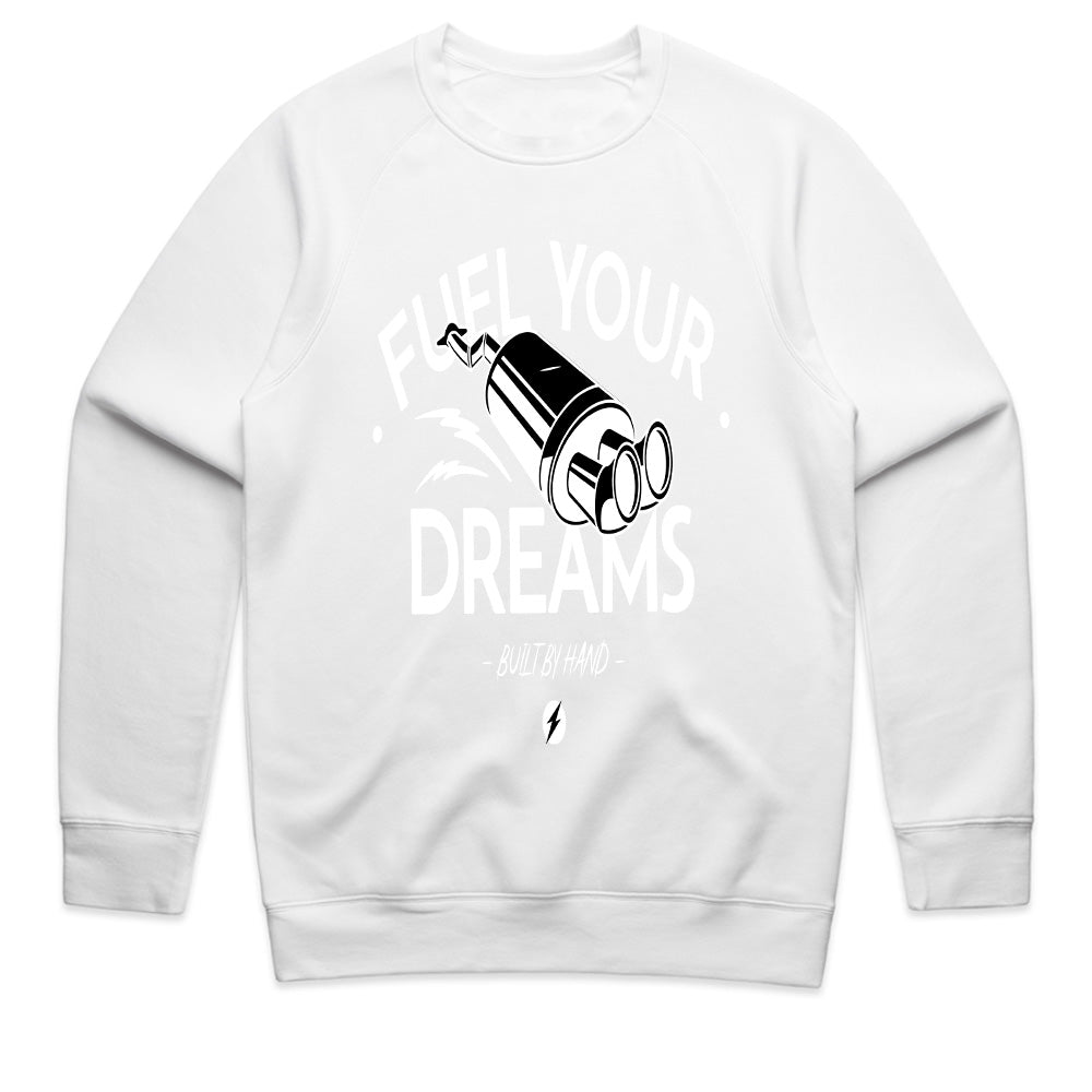 Fuel Your Dreams: Built By Hand Exhaust Power T-Shirt