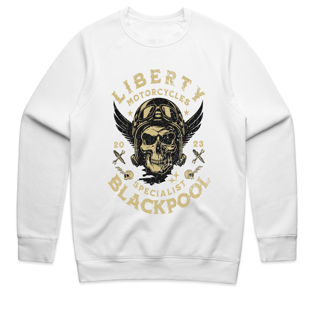 Liberty Motorcycles – Blackpool Specialist Biker T-Shirt