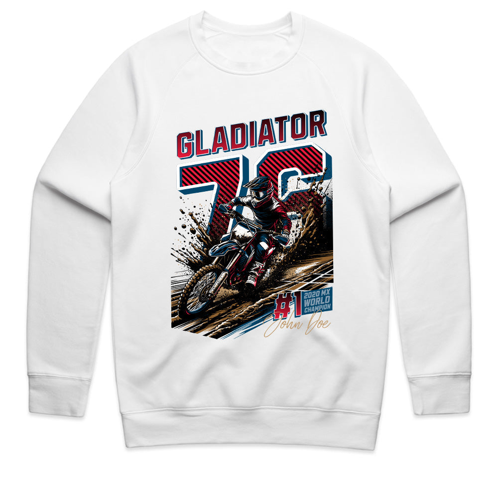 Gladiator 76 – MX World Champion Motocross T-Shirt