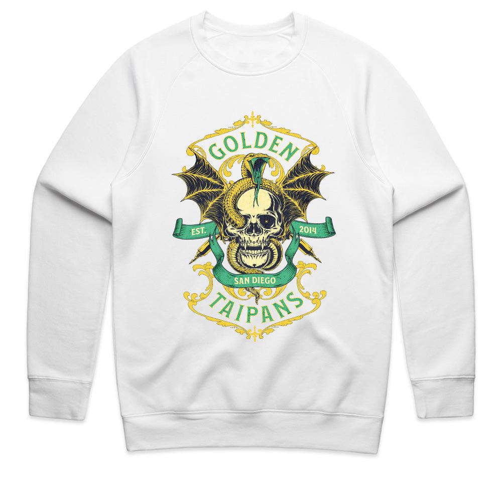 Golden Taipans – San Diego Ornate Skull T-Shirt