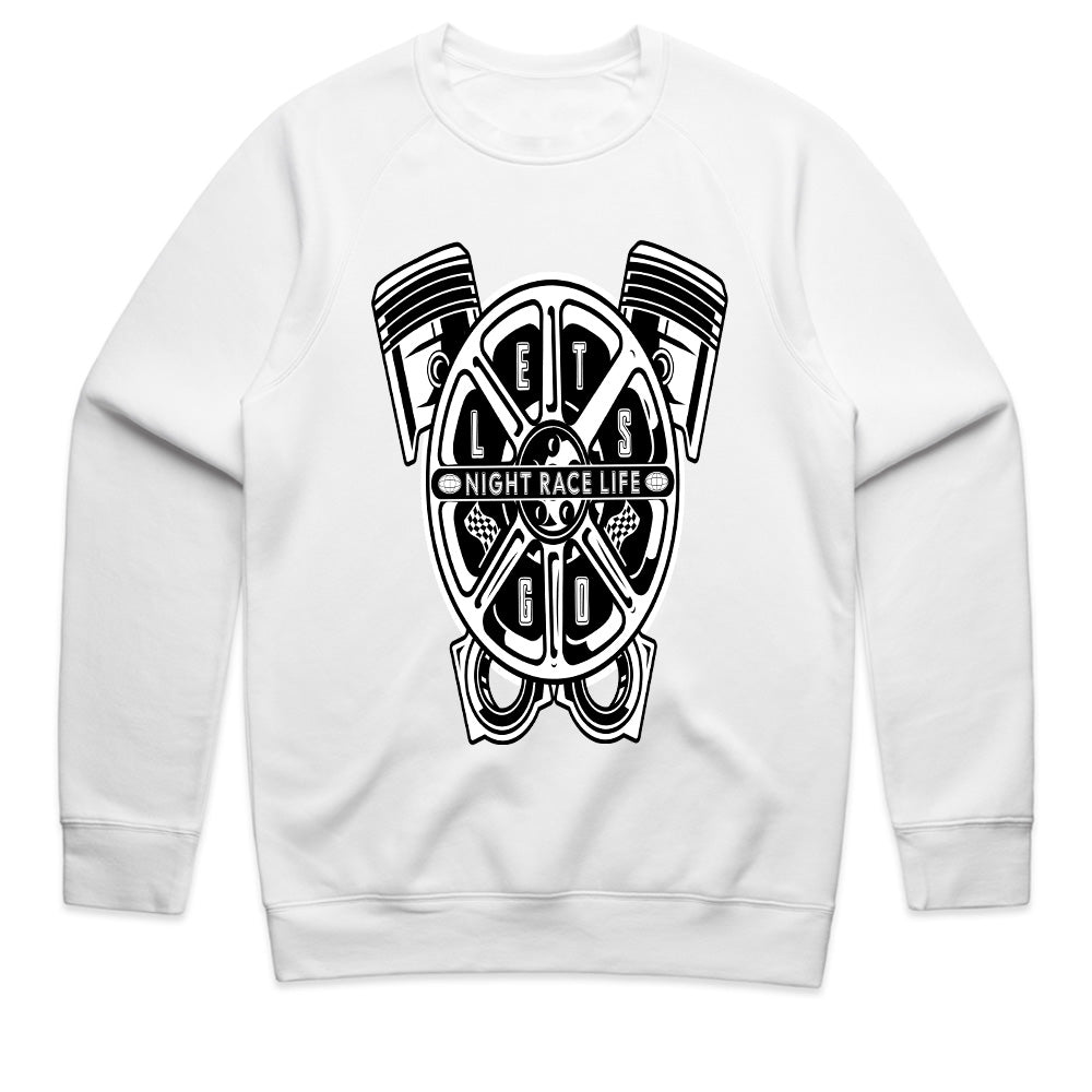 Let’s Go: Night Race Life Engine Art T-Shirt