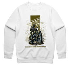 Liberator Ride: WWII Flathead Motorcycle Tribute T-Shirt