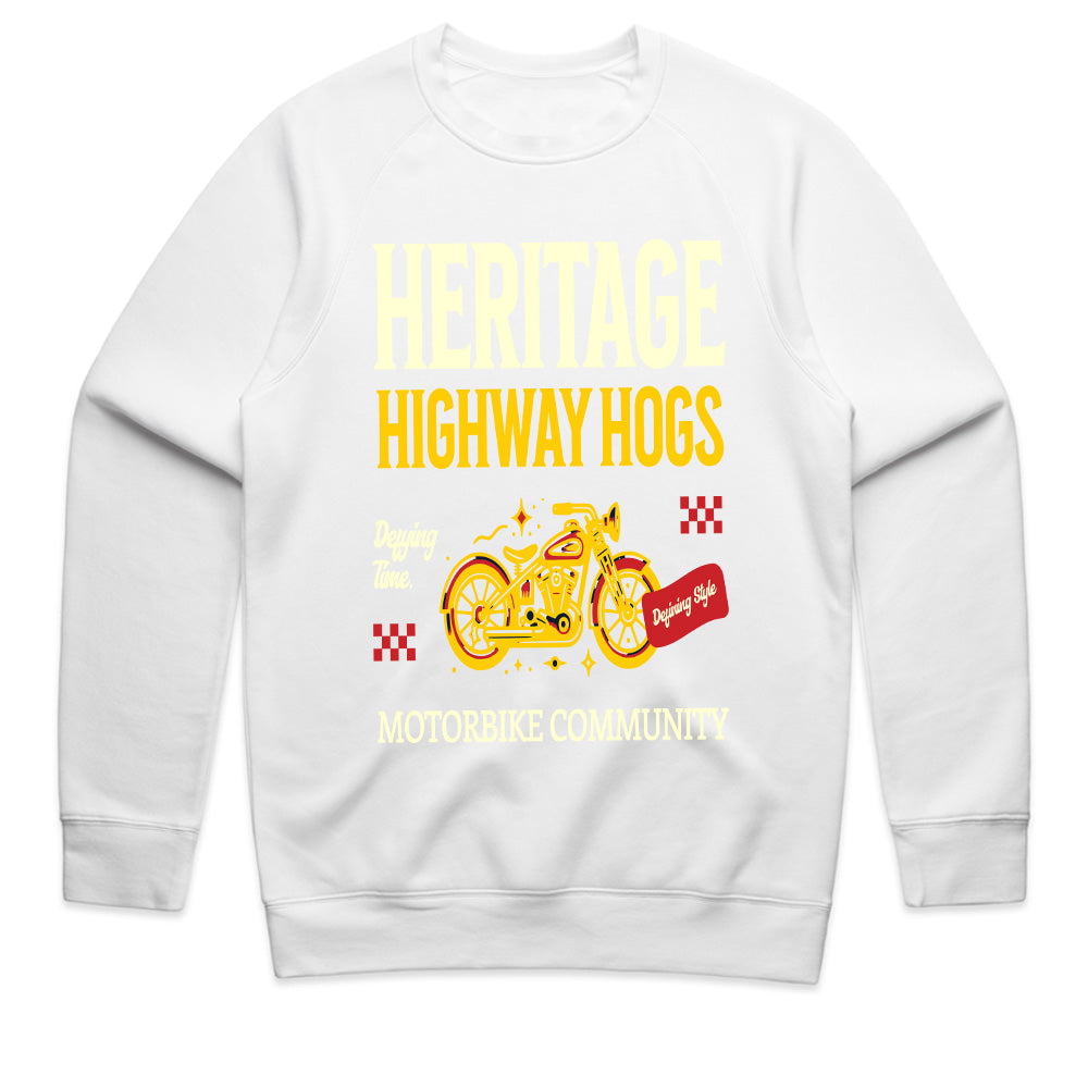Heritage Highway Hogs – Motorbike Community Classic Rider T-Shirt