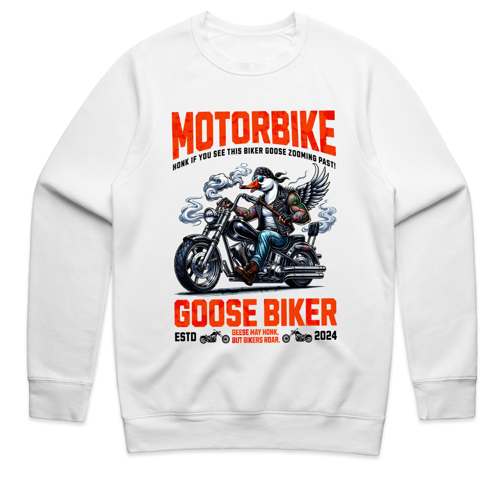 Goose Biker – Honk & Roar Funny Motorcycle T-Shirt