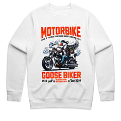 Goose Biker – Honk & Roar Funny Motorcycle T-Shirt