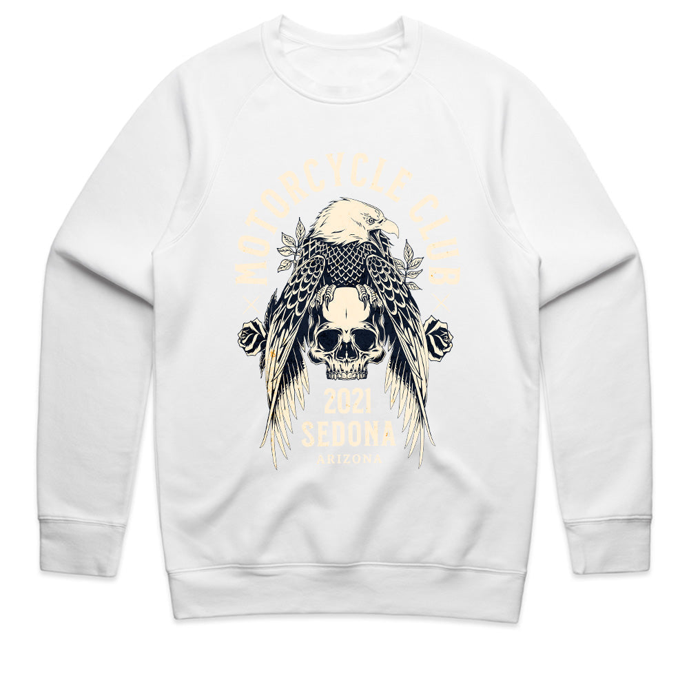 Sedona Motorcycle Club – Skull & Eagle Biker Spirit T-Shirt