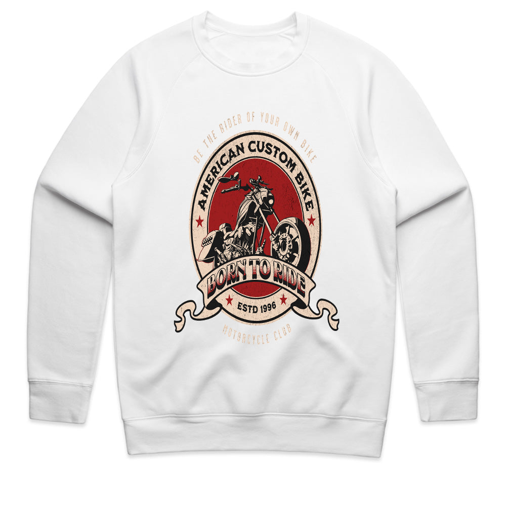 Born to Ride – American Custom Bike Club Vintage Biker T-Shirt