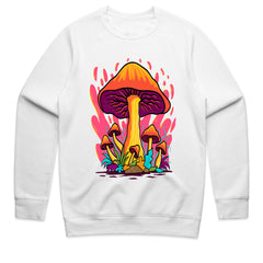 Psychedelic Orange Mushroom Shirt