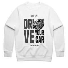 Drive Your Car T-Shirt – Night Life Casual Speed Edition