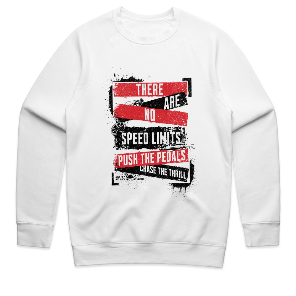 No Speed Limits T-Shirt – Push The Pedals Thrill Chaser Edition