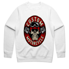 Custom Motorcycle Skull Shirt