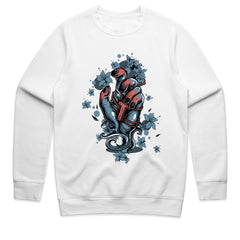 Anatomical Heart Floral Sweatshirt