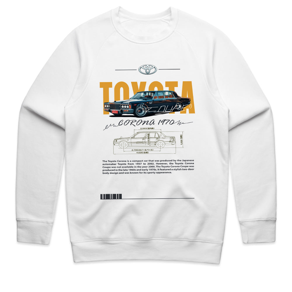 Toyota Corona 1970 T-Shirt – Vintage JDM Classic Edition
