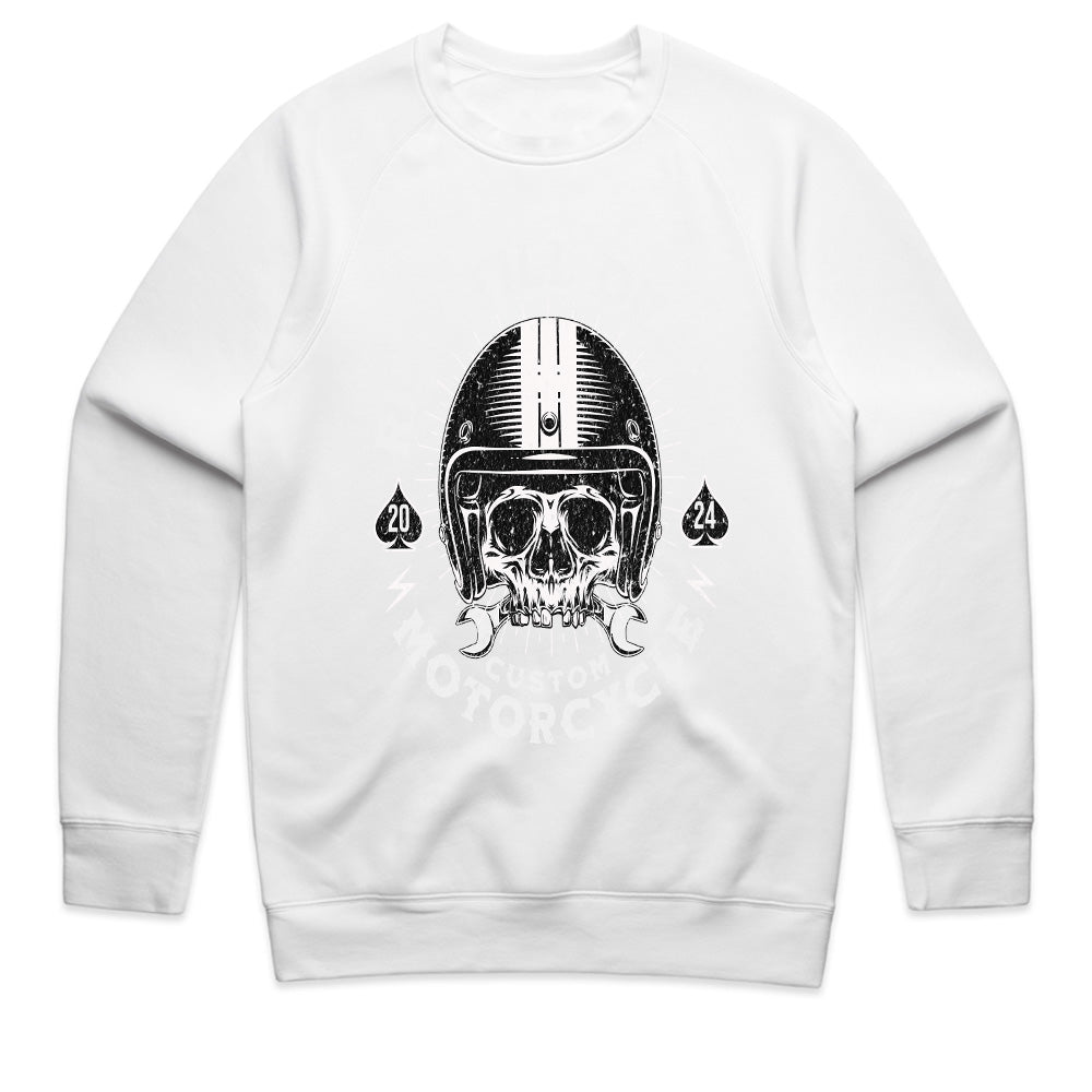 Ride Till Death T-Shirt – Hardcore Skull Biker Custom Motorcycle Tee