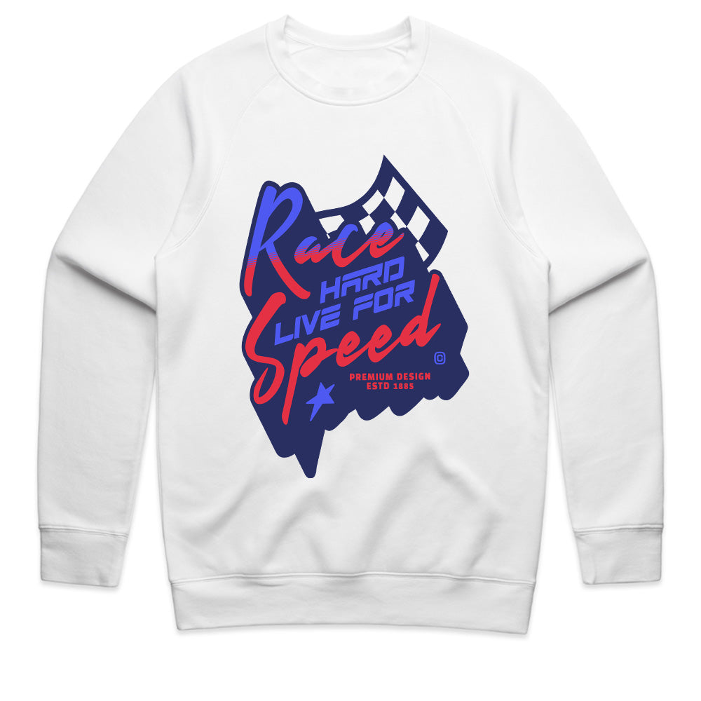 Race Hard Live for Speed T-Shirt – Bold Racing Spirit Edition