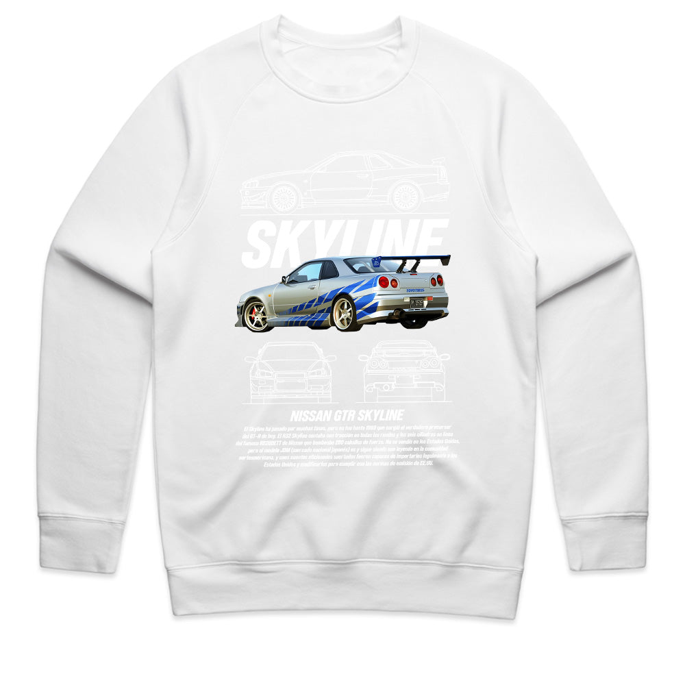 Nissan Skyline GTR R34 T-Shirt – JDM Performance Icon Edition