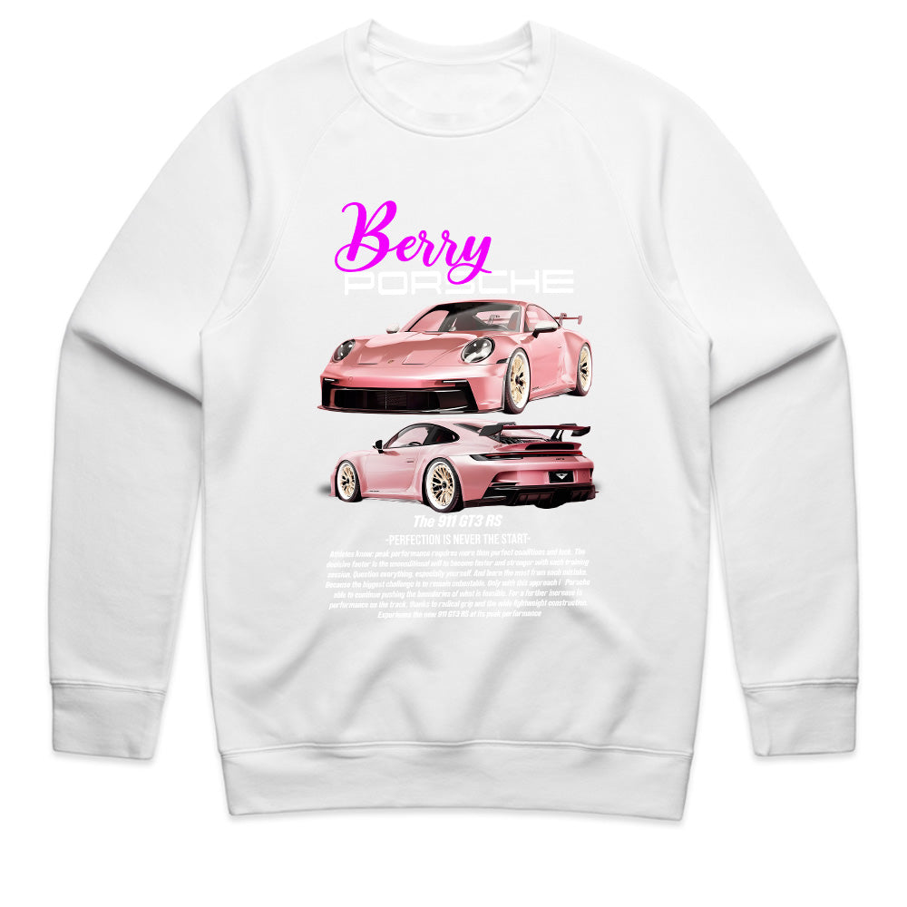 Berry Porsche 911 GT3 RS T-Shirt – Pink Performance Edition
