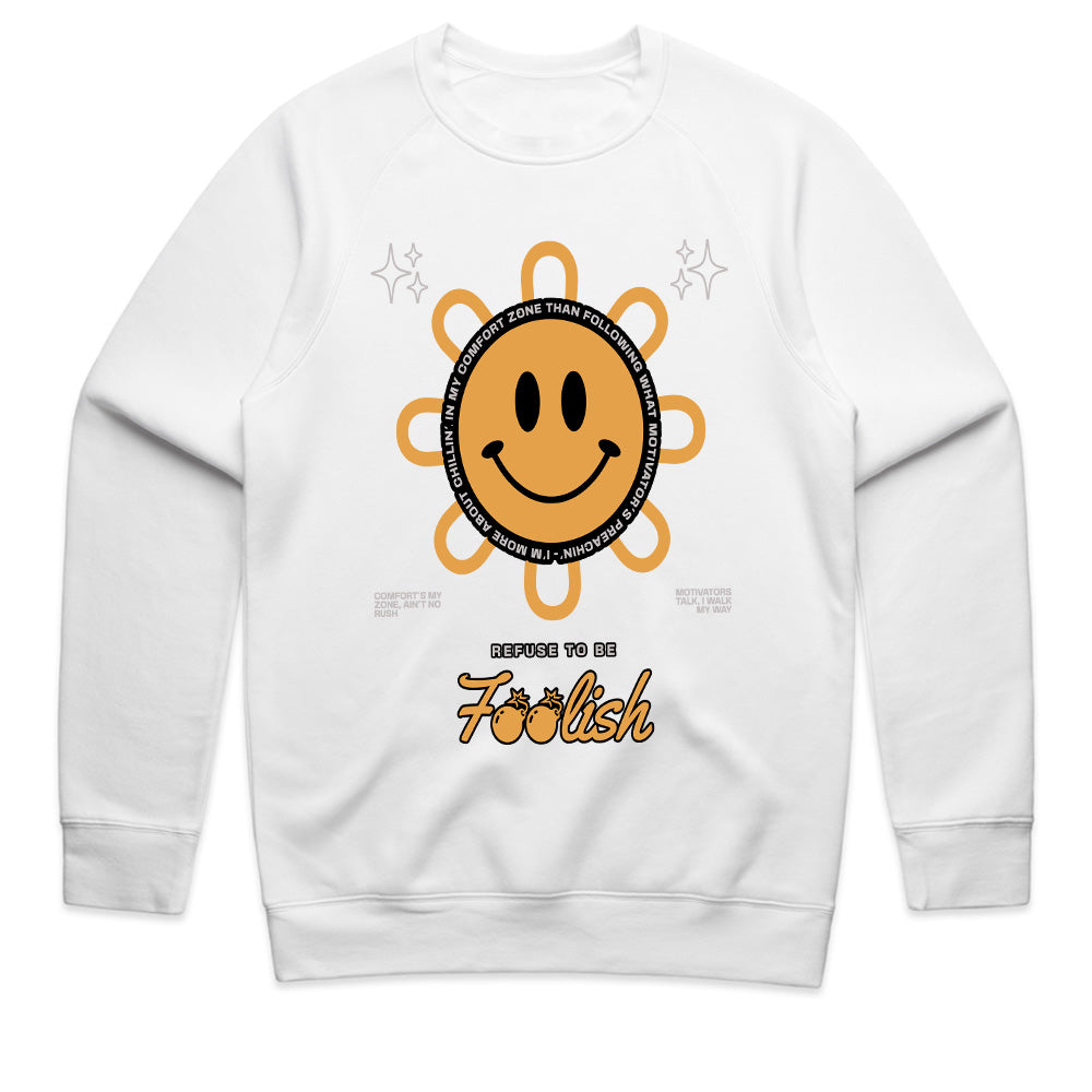 Refuse to Be Foolish: Radiant Smiley Confidence Tee