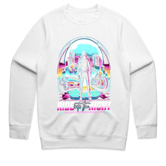 Ride Into The Night Neon Outlaw T-Shirt – Cyber City Vibes