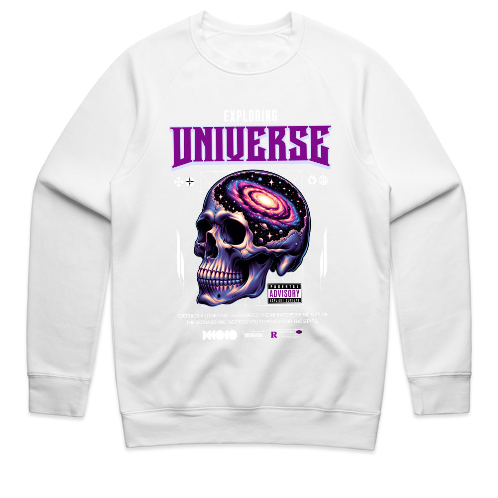 Galactic Mind: Exploring Universe Skull Tee