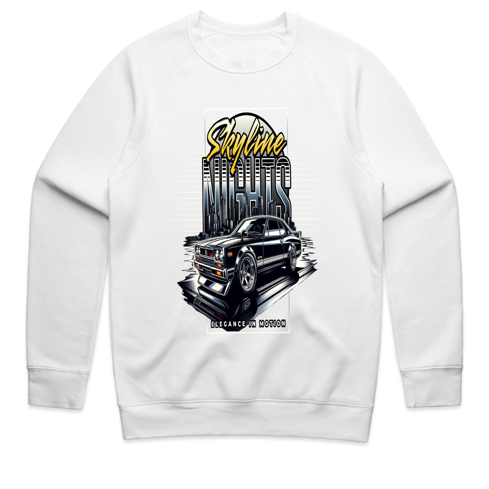 Skyline Nights: Retro JDM Elegance in Motion T-Shirt