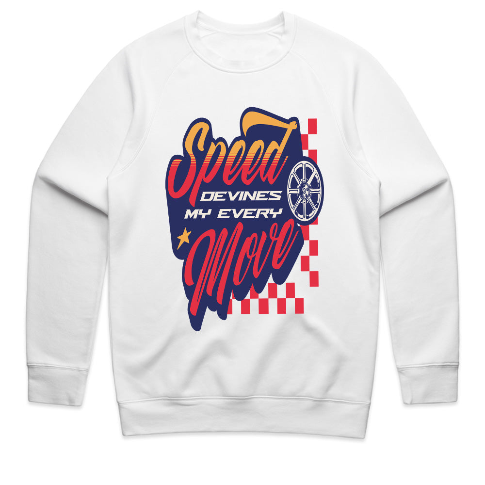 Speed Defines My Every Move Racing Typography T-Shirt