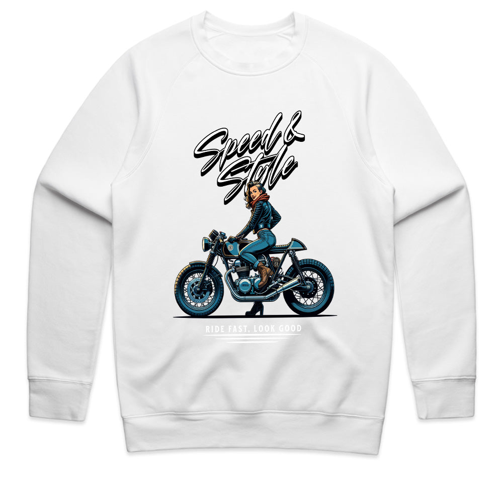 Speed & Style Vintage Motorcycle Rider T-Shirt