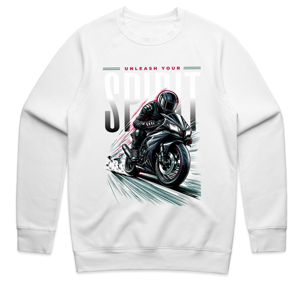 Unleash Your Spirit T-Shirt – Speed Racer Sportbike Moto Tee