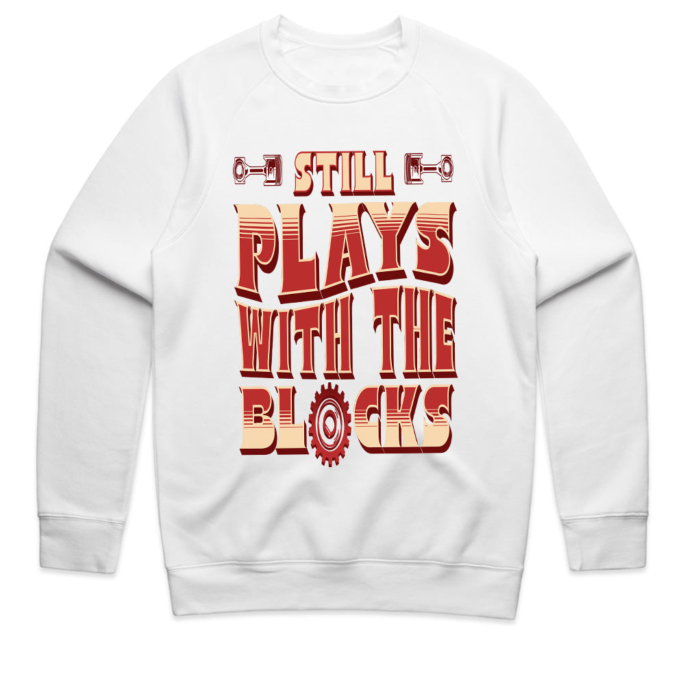 Still Plays With The Blocks – Engine Builder’s Gearhead T-Shirt