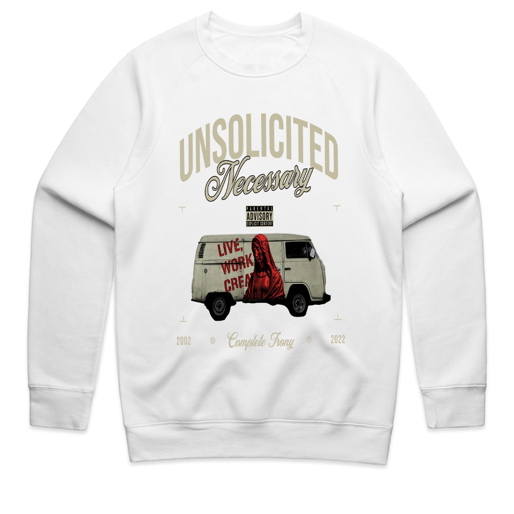 Unsolicited Necessary – Live Work Create Street Art T-Shirt