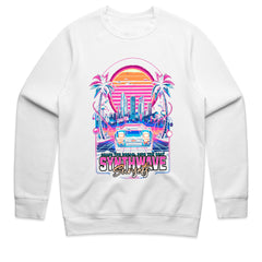 Synthwave Sunsets – Retro Neon Cityscape Vaporwave T-Shirt