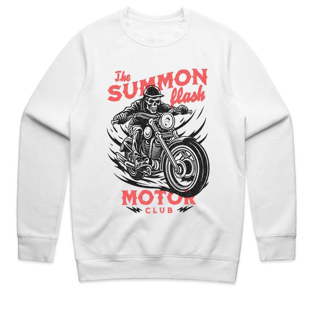 The Summon Flash Motor Club T-Shirt – Skull Rider Biker Tee