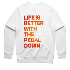 Pedal Down Lifestyle – Car Enthusiast Minimalist Racing T-Shirt