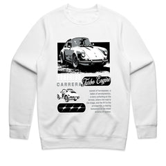 Vintage Porsche Carrera Turbo Engine – Retro Car Enthusiast T-Shirt