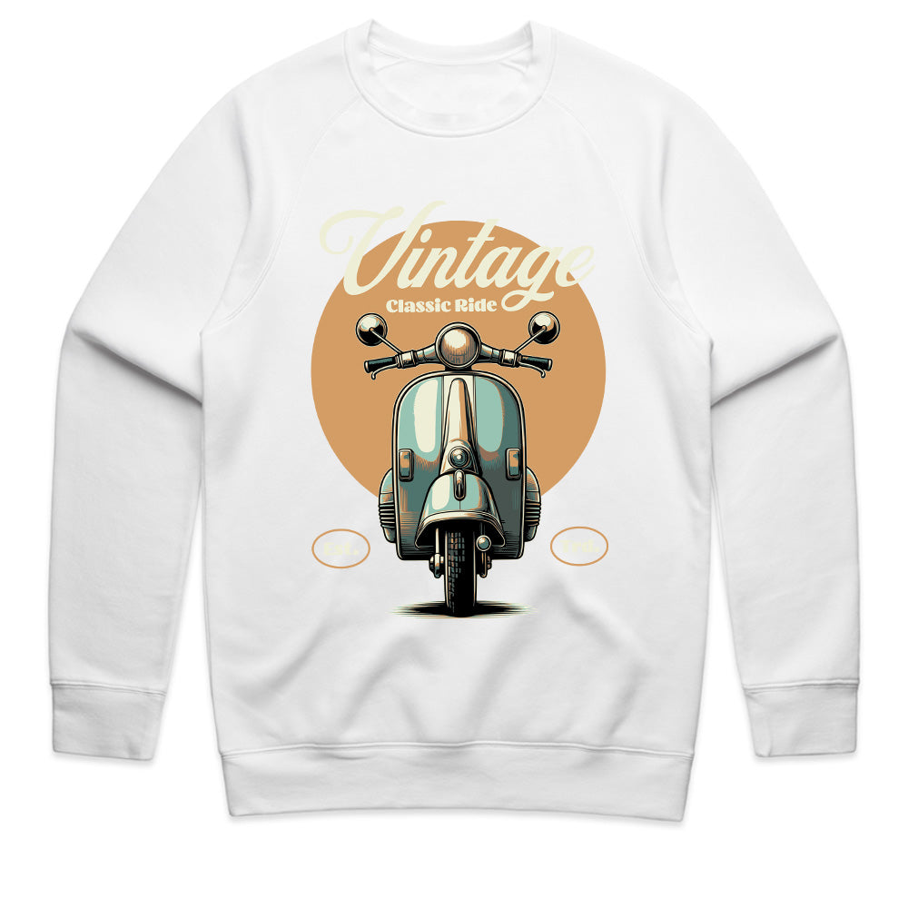 Vintage Classic Ride T-Shirt – Retro Scooter Enthusiast Apparel