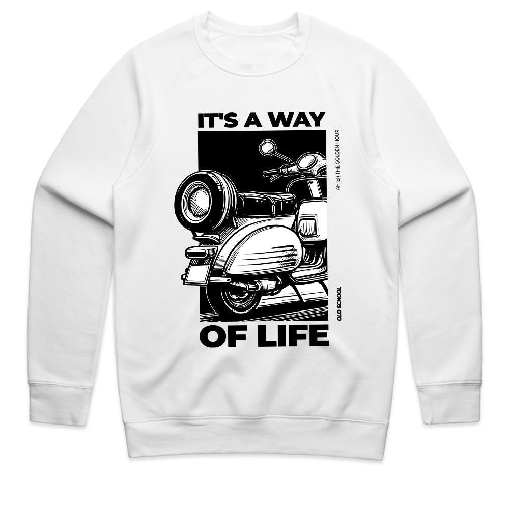 Way of Life Retro Scooter T-Shirt – Classic Ride, Timeless Passion