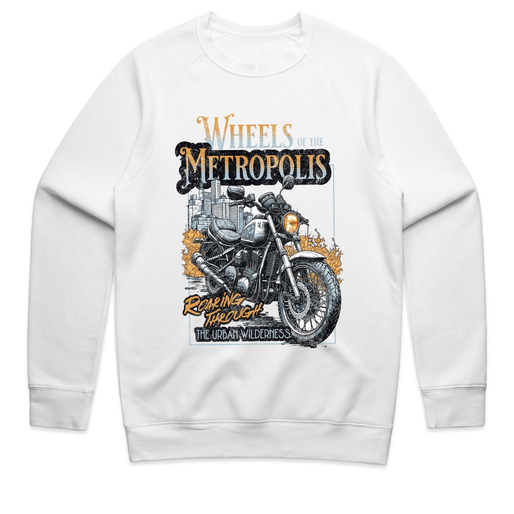 Wheels of the Metropolis Biker T-Shirt – Roaring Through the Urban Wilderness
