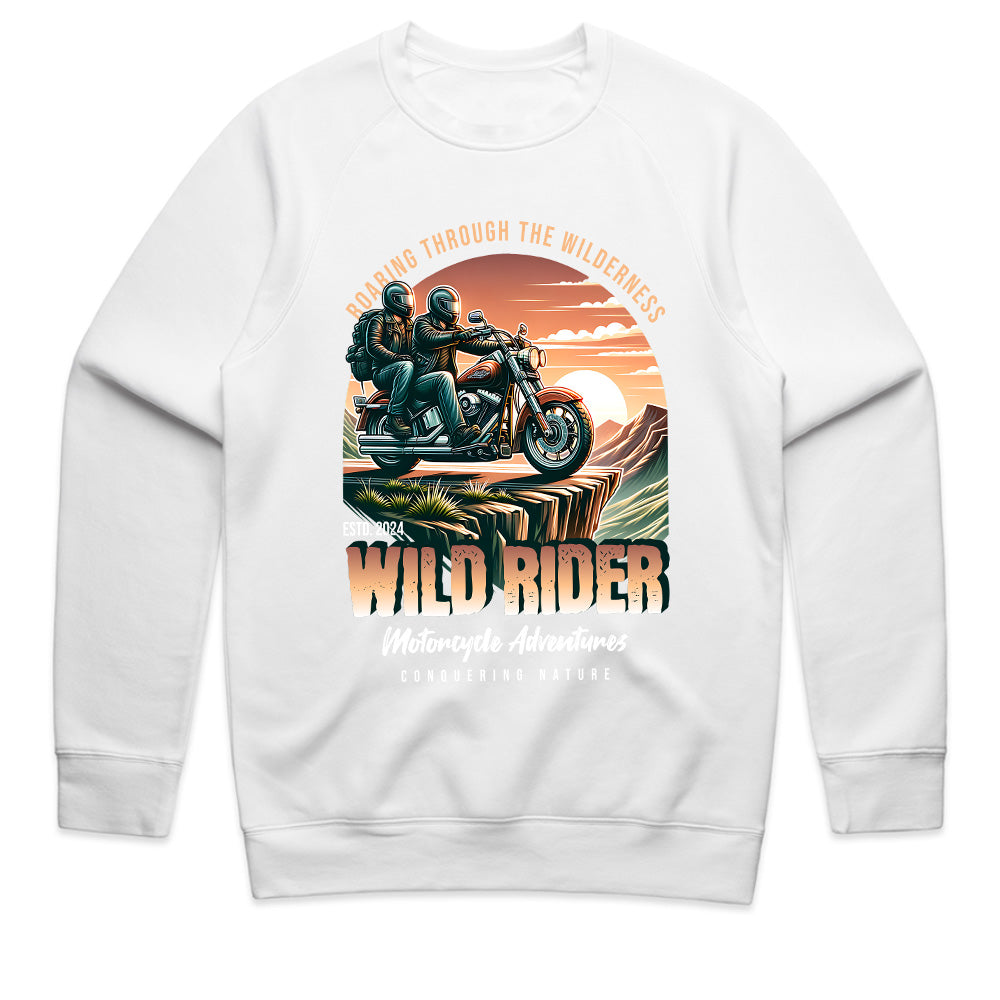 Wild Rider Motorcycle Adventure T-Shirt – Roaring Through the Wilderness