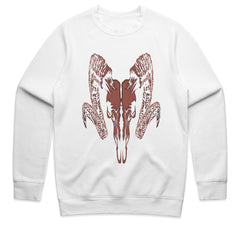 Infernal Horns: Crimson Skull Sigil Tee