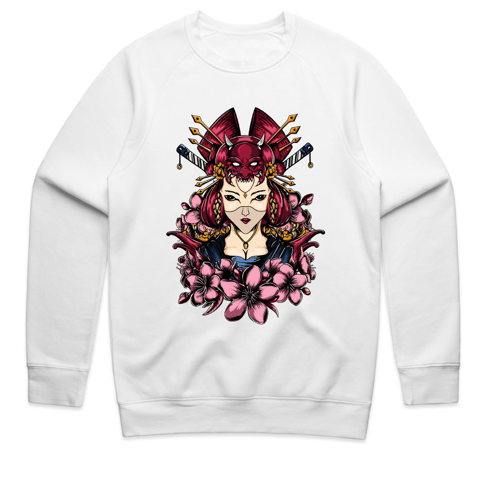 Samurai Blossom: Warrior Beauty Tee