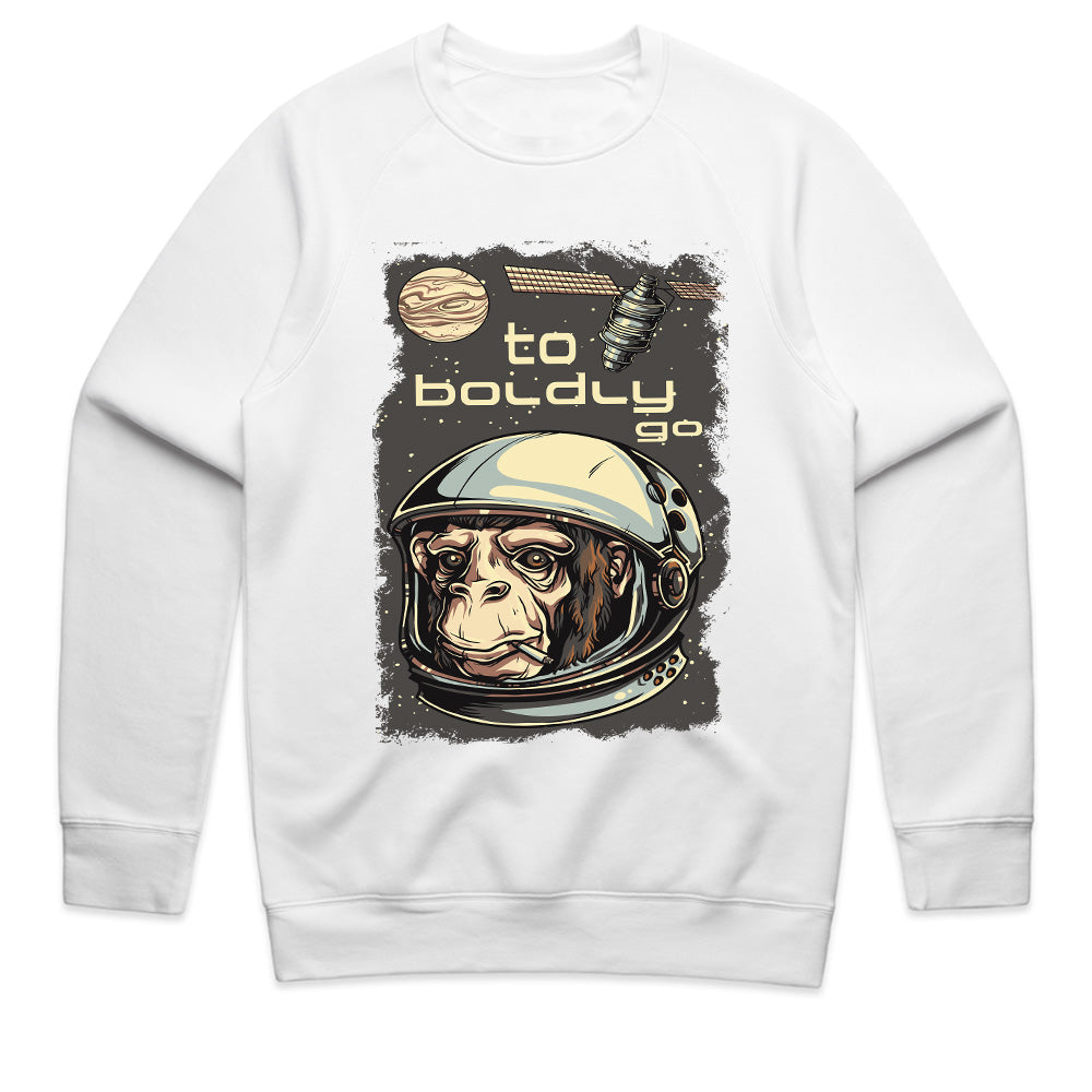 Space Chimp Explorer - To Boldly Go Tee