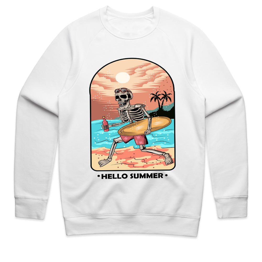 Skeleton Surfer: Eternal Summer Vibes Tee