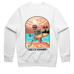 Skeleton Surfer: Eternal Summer Vibes Tee