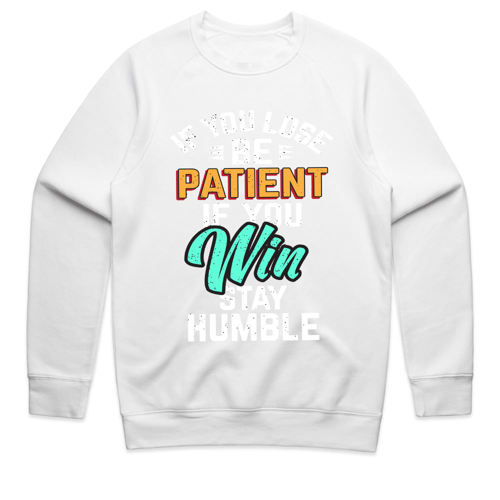 Win or Learn: Patience & Humility Tee