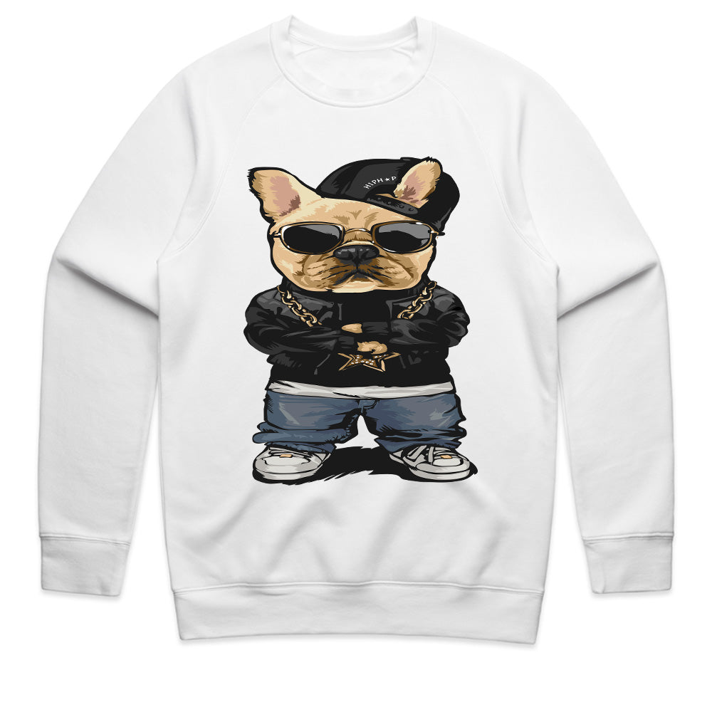 Bulldog Swagger: Hip-Hop Pup Tee