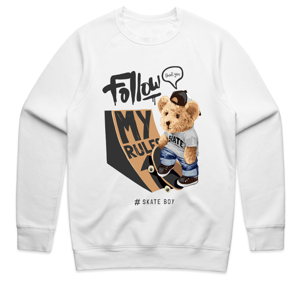Skate Boy Bear: My Rules Tee