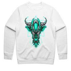 Cyber Minotaur – Neon Core Beast Tee