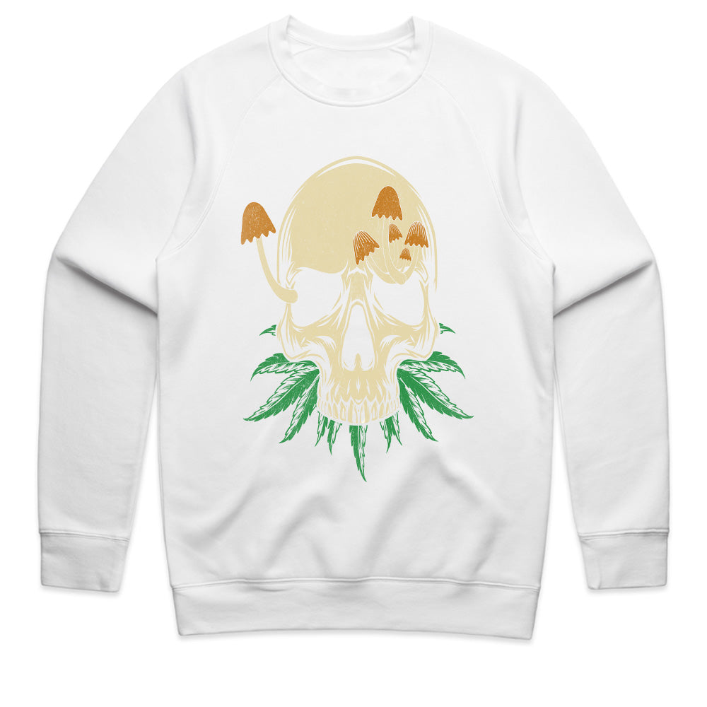 Skull Bloom: Mystic Fungi & Cannabis Fusion Tee